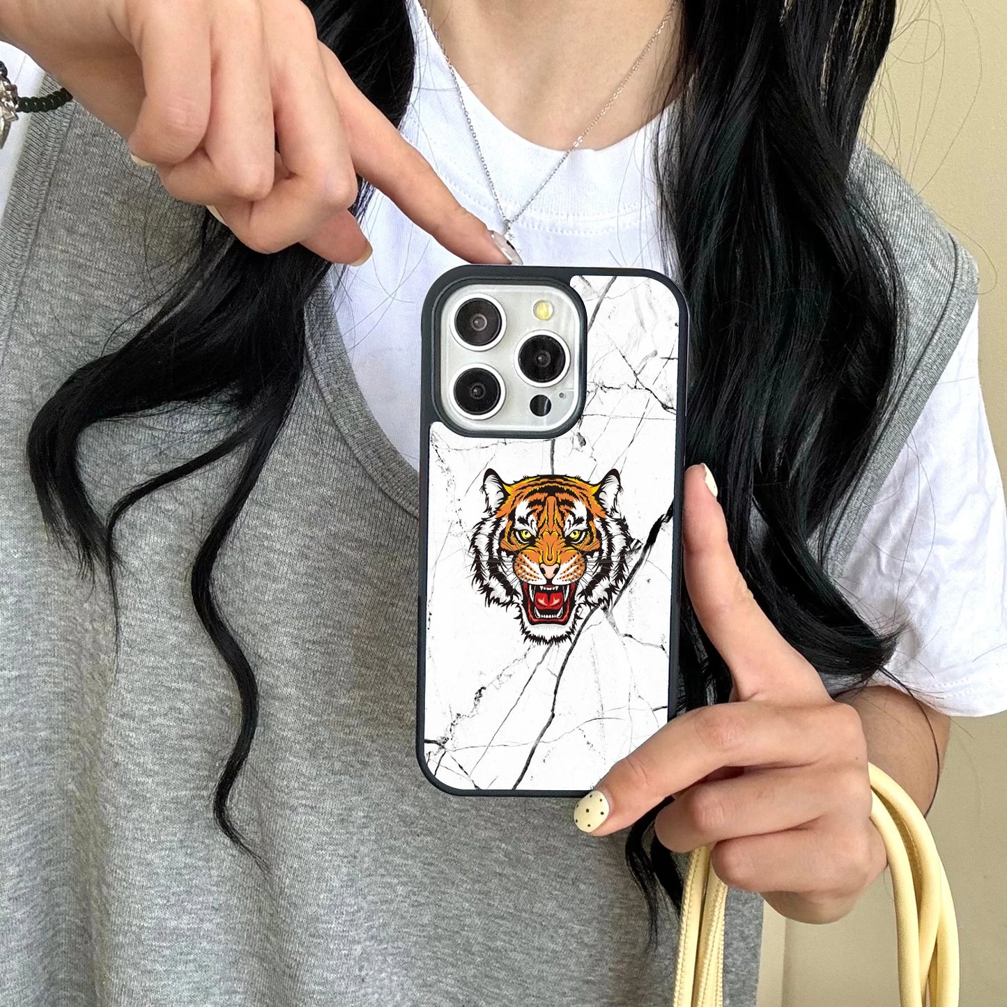 The Marbel Tiger - iPhone Case